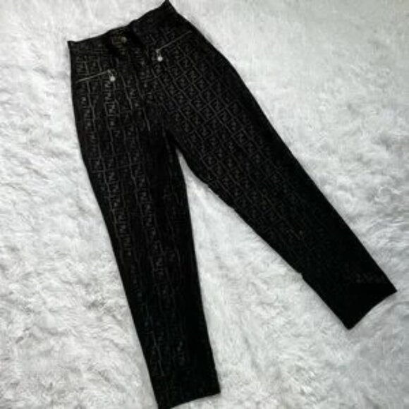 Fendi FF Logo Trousers Vintage in Excellent Condition - Picture 1 of 12